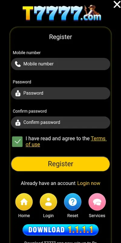 Z7777 Game register